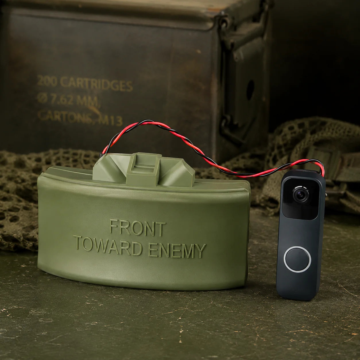 The Boom Buzzer™ Door Mine Prop